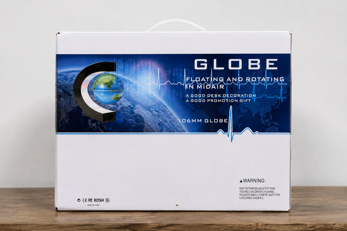 Magnetic Levitating LED Globe – Floating & Rotating World Globe
