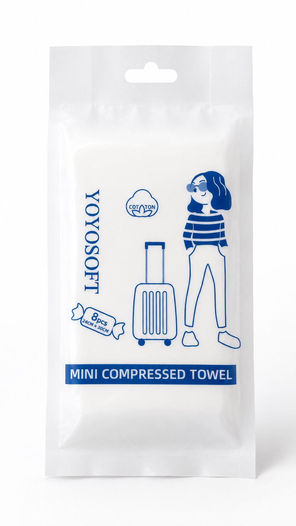 MYNAH MART Women's Travel Care Kit – 6-in-1 Personal Hygiene Essentials