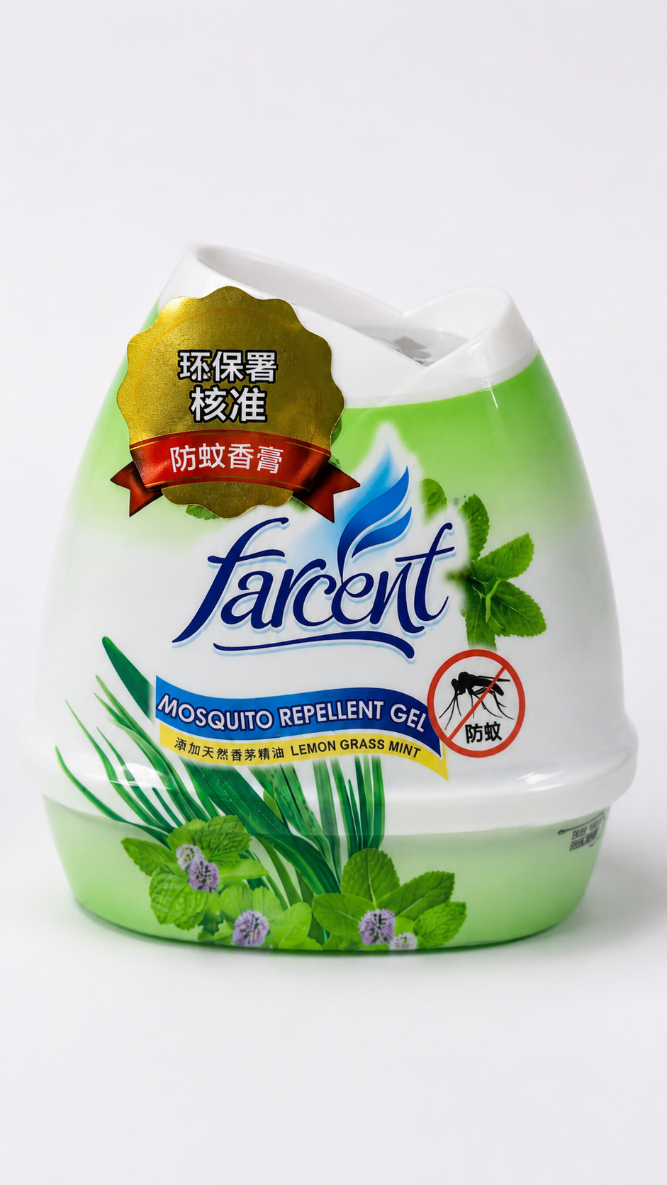 Farcent Mosquito Repellent Gel – Lemon Grass Mint | 200g
