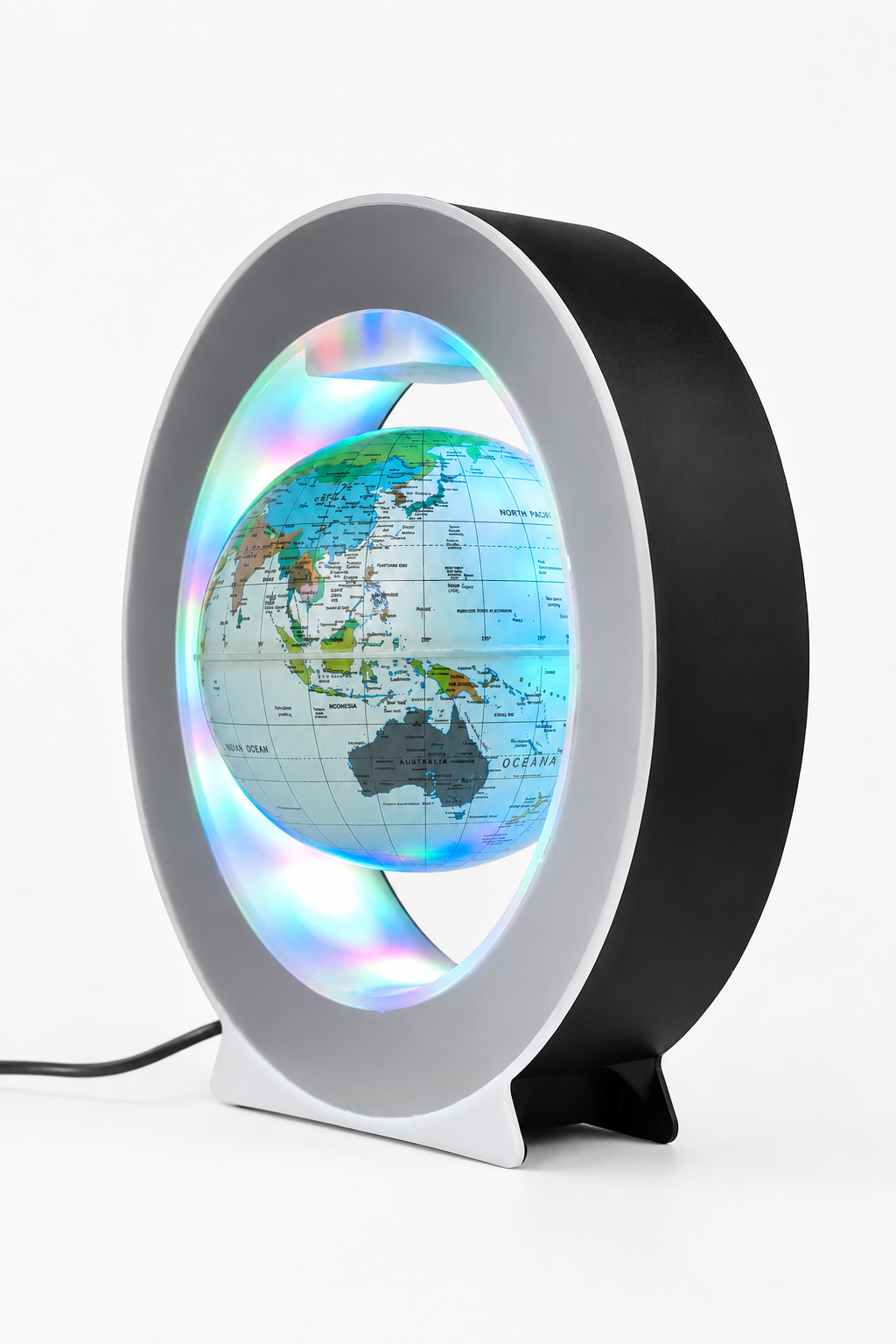 Magnetic Levitating LED Globe – Floating & Rotating World Globe
