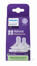 Philips Avent Natural Response Teat – Flow 3 / 4 / 5 – 2 Pack