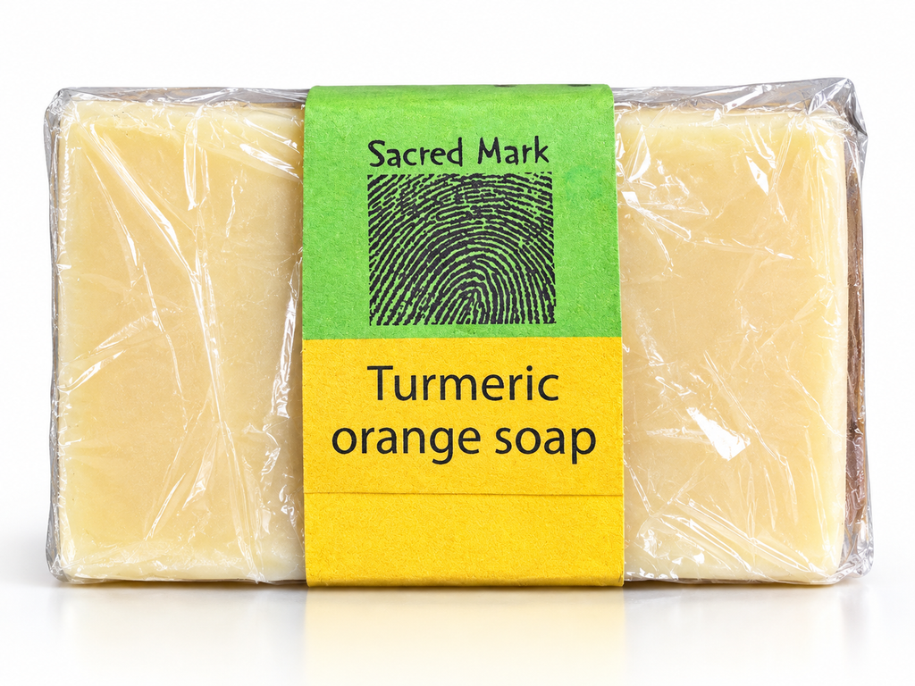 Sacred Mark Turmeric Orange Handmade Soap – 100g