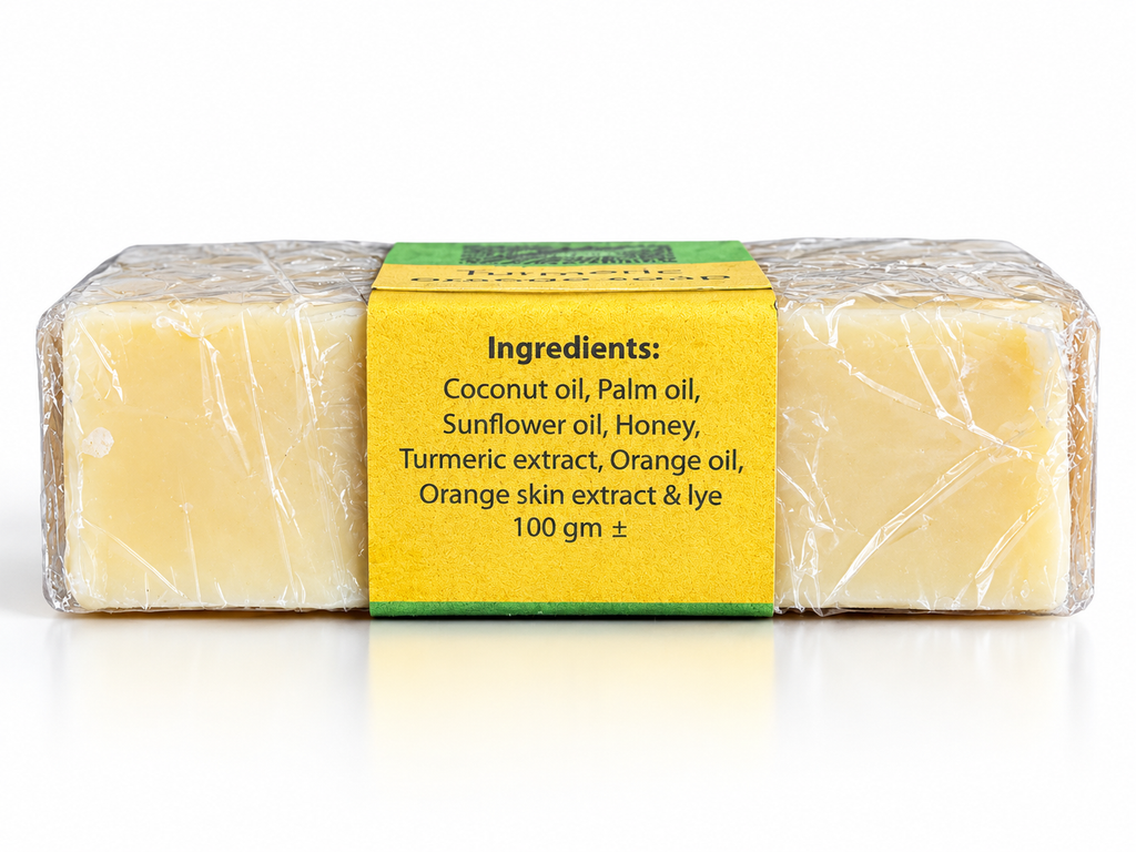 Sacred Mark Turmeric Orange Handmade Soap – 100g